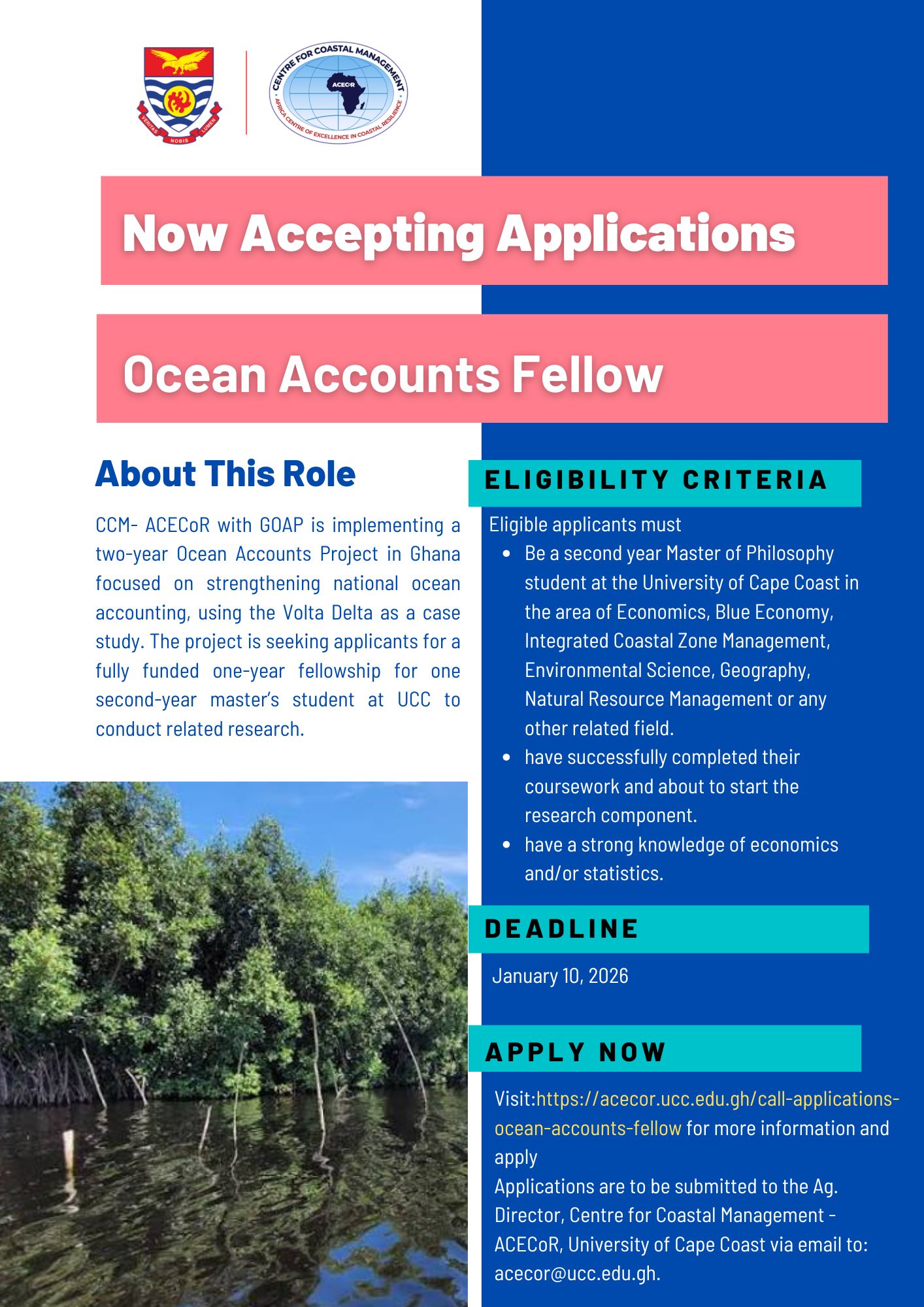 Call for Applications: Ocean Accounts Fellow