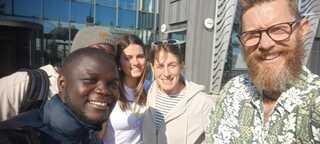 Albert Koomson and Cefas hosts