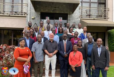 Professor Wolff, ACECoR, Professor Aheto, Professor Eghan