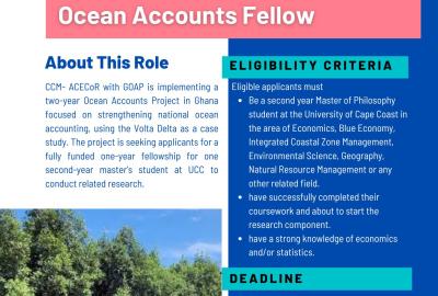 Call for Applications: Ocean Accounts Fellow