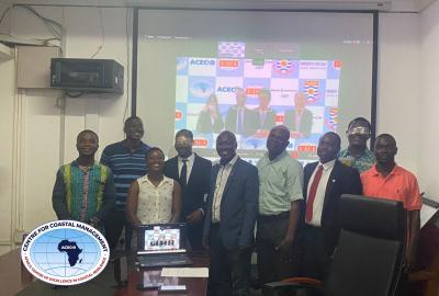 Virtual MoA signing ceremony between IDI and ACECoR, supported by the World Bank and WACA. 